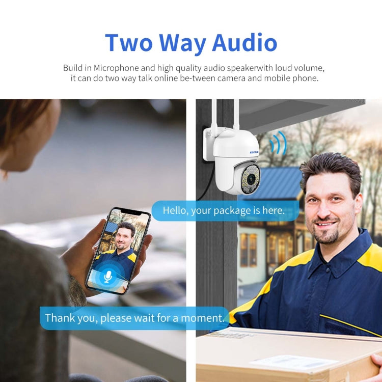 ESCAM PT305 2MP HD Motion Detection WiFi Intelligent Dual-light Source Camera, PT305 ESCAM PT305 2MP HD Motion Detection WiFi Intelligent Dual-light Source Camera, PT305